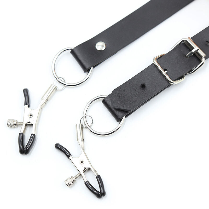 OHMAMA - Clitoral Clamps Adjustable Leg Straps by DelighToys