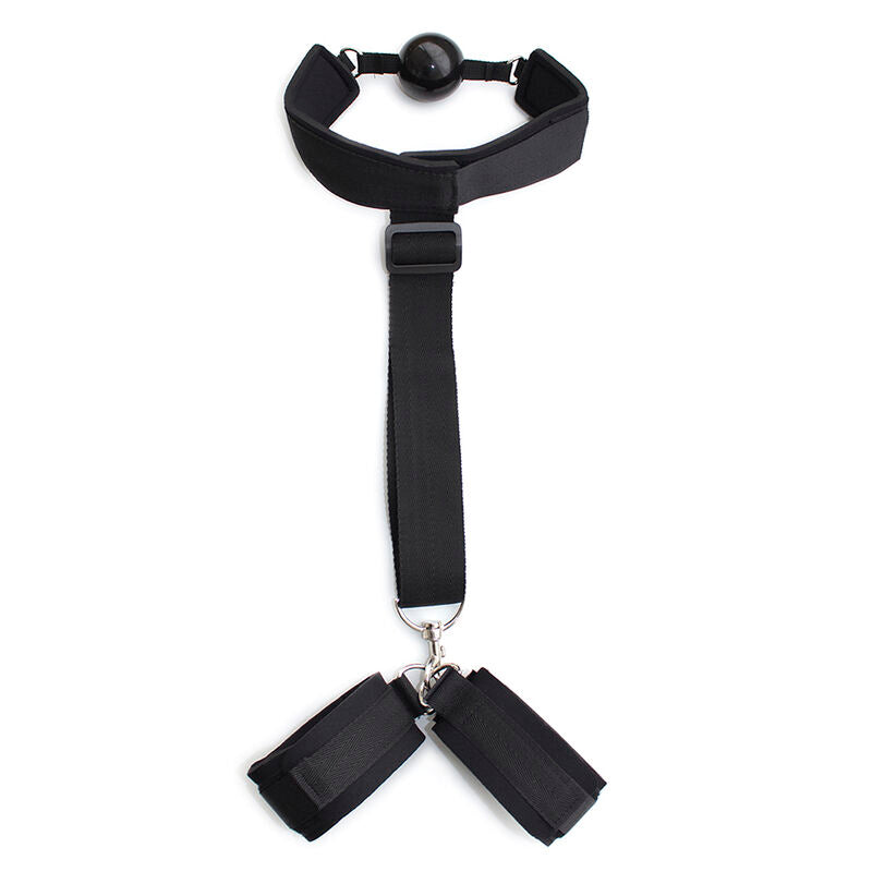 OHMAMA - Fetish Neoprene Gag Handcuffs by DelighToys
