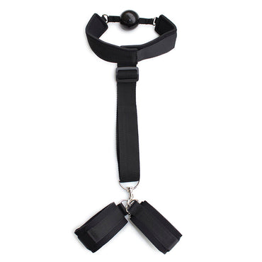 OHMAMA - Fetish Neoprene Gag Handcuffs by DelighToys