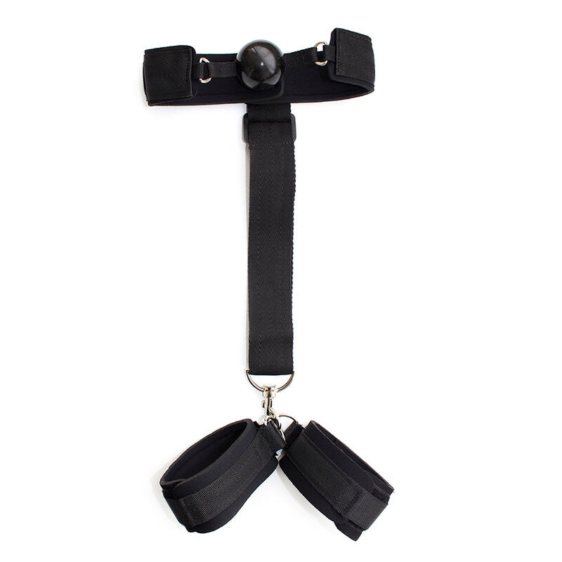 OHMAMA - Fetish Neoprene Gag Handcuffs by DelighToys