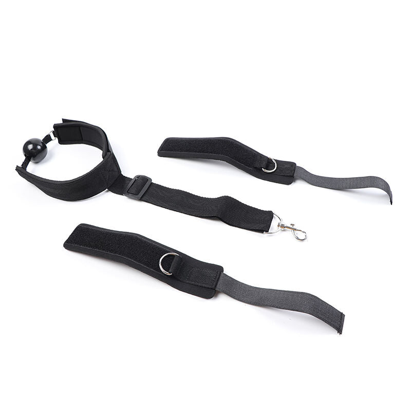 OHMAMA - Fetish Neoprene Gag Handcuffs by DelighToys