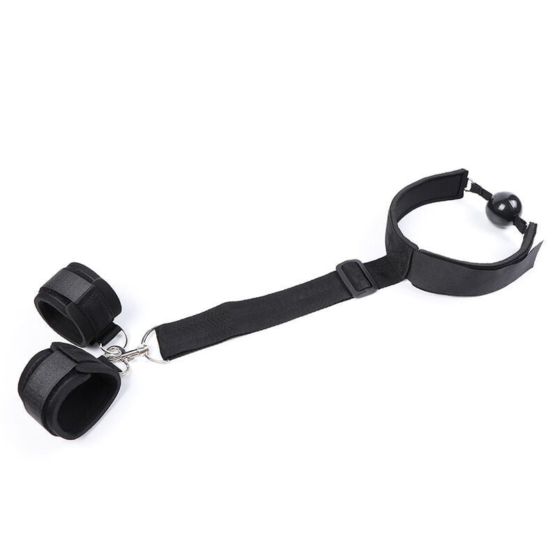 OHMAMA - Fetish Neoprene Gag Handcuffs by DelighToys