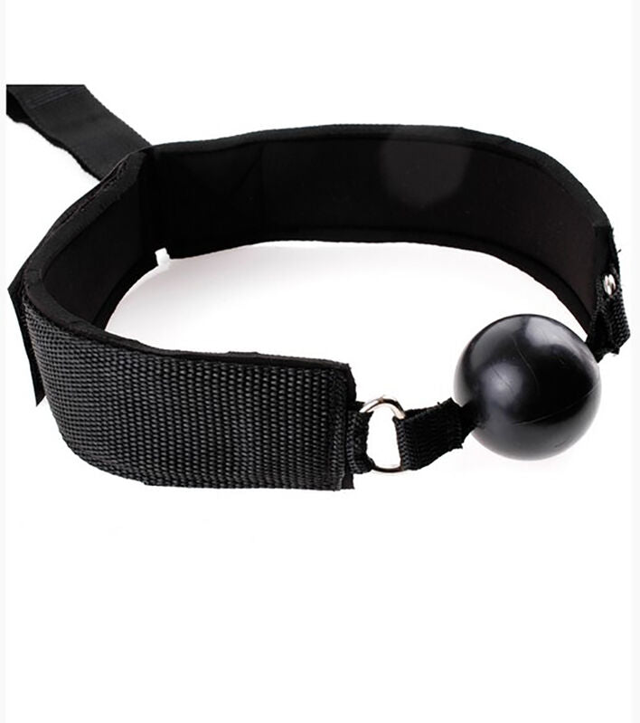 OHMAMA - Fetish Neoprene Gag Handcuffs by DelighToys