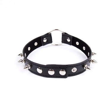 OHMAMA - Fetish Spikes Punk Collar by DelighToys