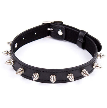 OHMAMA - Collar Spikes Punk Collar by DelighToys