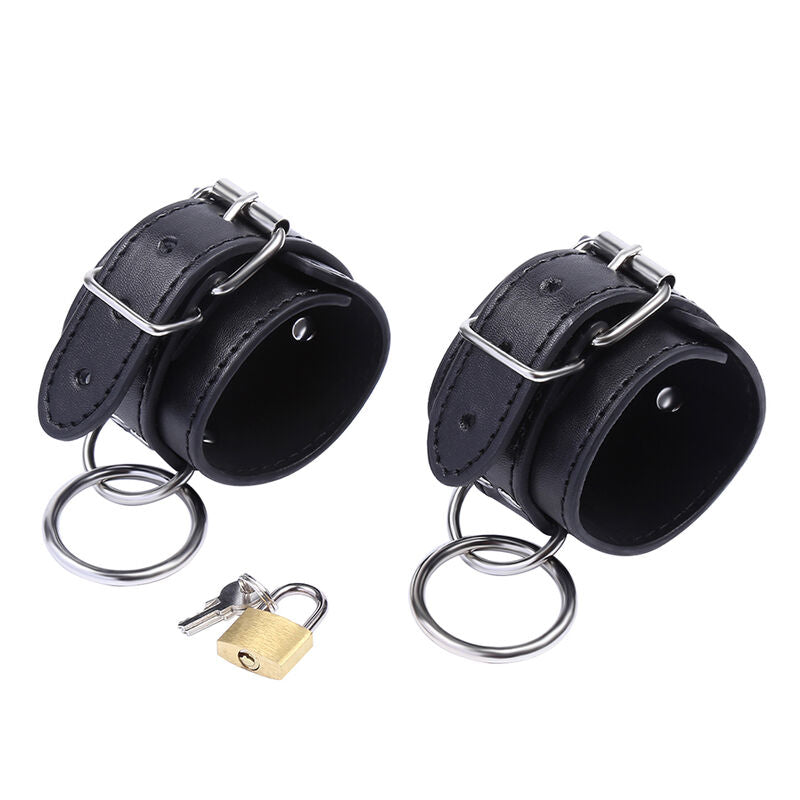 OHMAMA - Fetish – O – Ring Locked Wrist Restraints by DelighToys