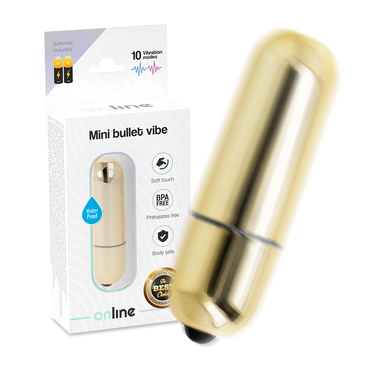 ONLINE - DelighToys Mini Bullet Vibrator – Golden