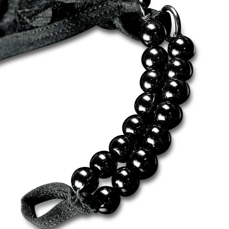 Hook Up Panties - Crotchless Pleasure Pearls Size Xl/Xxl