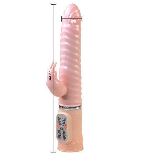 Experience warming pleasure with Baile Bunny Clitoral Vibrator. 10 vibration modes plus heat function. Ships UK & EU. Order now for unforgettable sensations!2