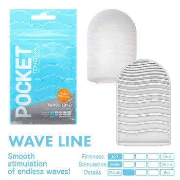 TENGA - Wave Line Pocket Masturbator by DelighToys