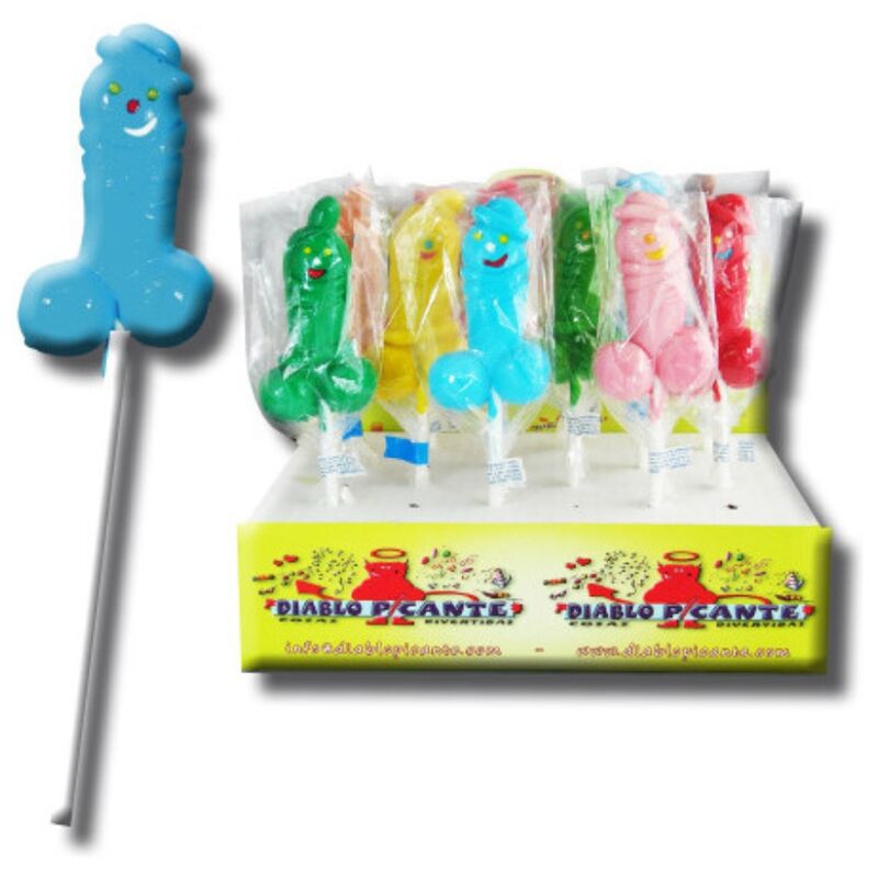 DelighToys - Diablo Goloso – Assorted Flavor Gummy Lollipops