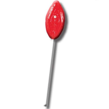 DelighToys - Diablo Goloso – Strawberry Flavored Gummy Lip Lollipop