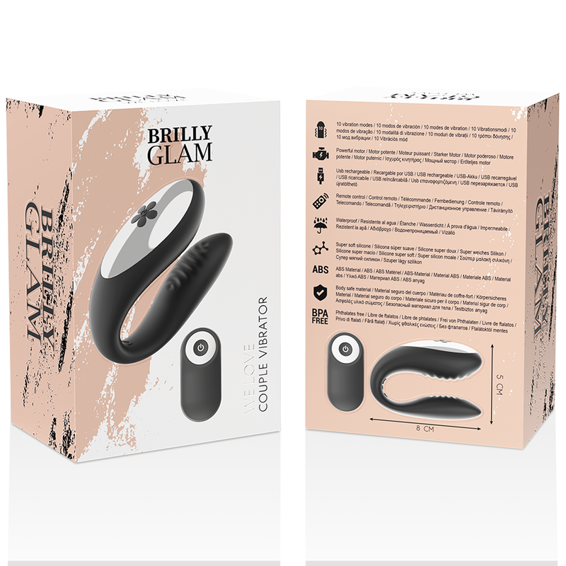 Brilly Glam - We Love For Partners Black Remote Control