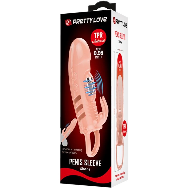 PRETTY LOVE - DelighToys – Pretty Love Sloane Natural Rabbit Penis Sheath
