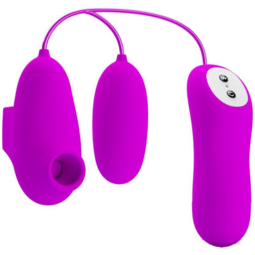 PRETTY LOVE - Dual Mode Vibrating and Suction Mini Bullet