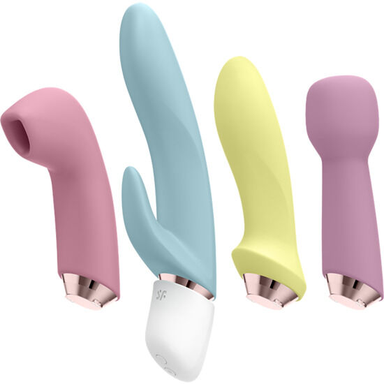 SATISFYER - DelighToys Satisfyer Marvelous Four Vibrator & Air Pulse Set