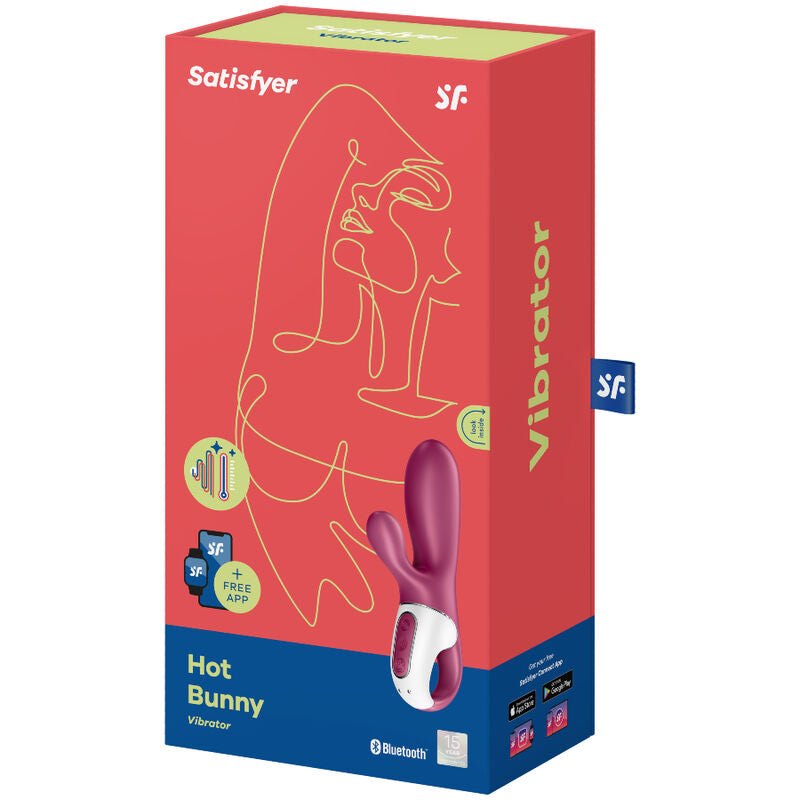 SATISFYER - DelighToys Satisfyer Hot Bunny G – Spot Vibrator Heat and App Control