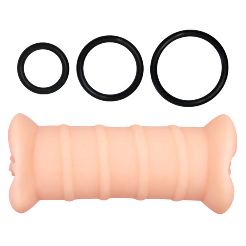 CRAZY BULL - DelighToys Crazy Bull Realistic Double Tunnel Masturbator Vibration