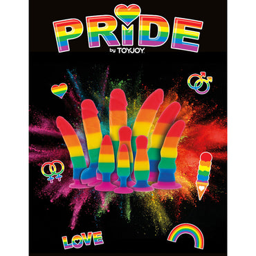 Pride Twink Silicone Butt Plug (Medium) – Butt Plugs – product photo 2