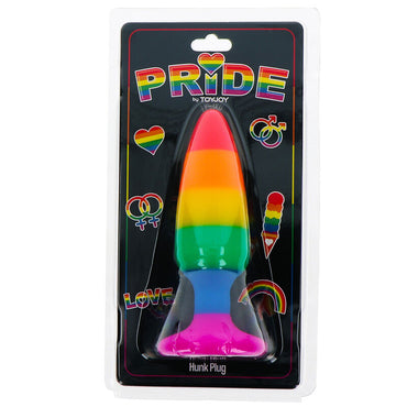 Pride Hunk Silicone Butt Plug (Large) – Butt Plugs – product photo 2