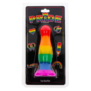 Pride Fun Stuffer Silicone Butt Plug (Medium) – Butt Plugs – product photo 2