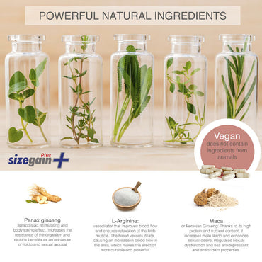 500 Cosmetics - Sizegain Plus Pills To Enlarge The Penis