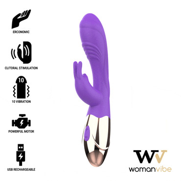 WOMANVIBE - Viora Silicone Rechargeable Vibrator by DelighToys