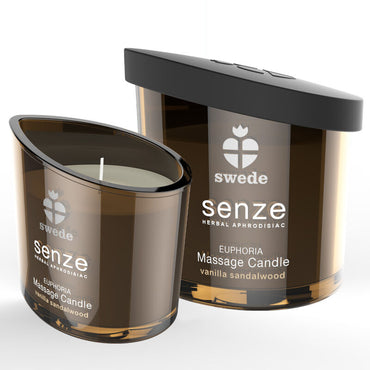 SWEDE - Senze Euphoria Massage Candle – Vanilla & Sandalwood – 50ml