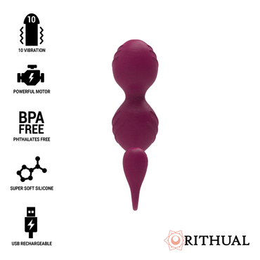 RITHUAL - DelighToys Nisha Rechargeable Medical Silicone Kegel Balls Orchid