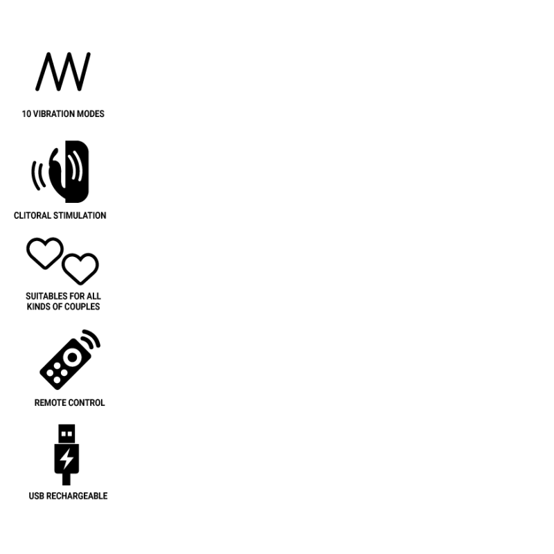 RITHUAL - DelighToys Rithual Kama Remote Control Couples Vibrator Azabache