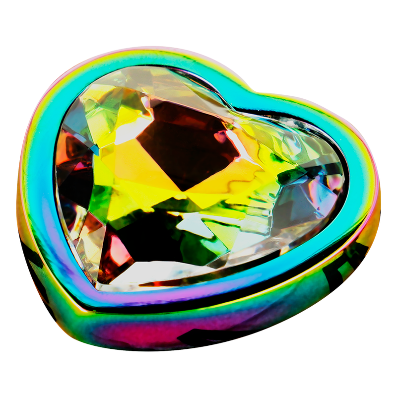 Ohmama - Iridescent Heart Anal Plug Size L