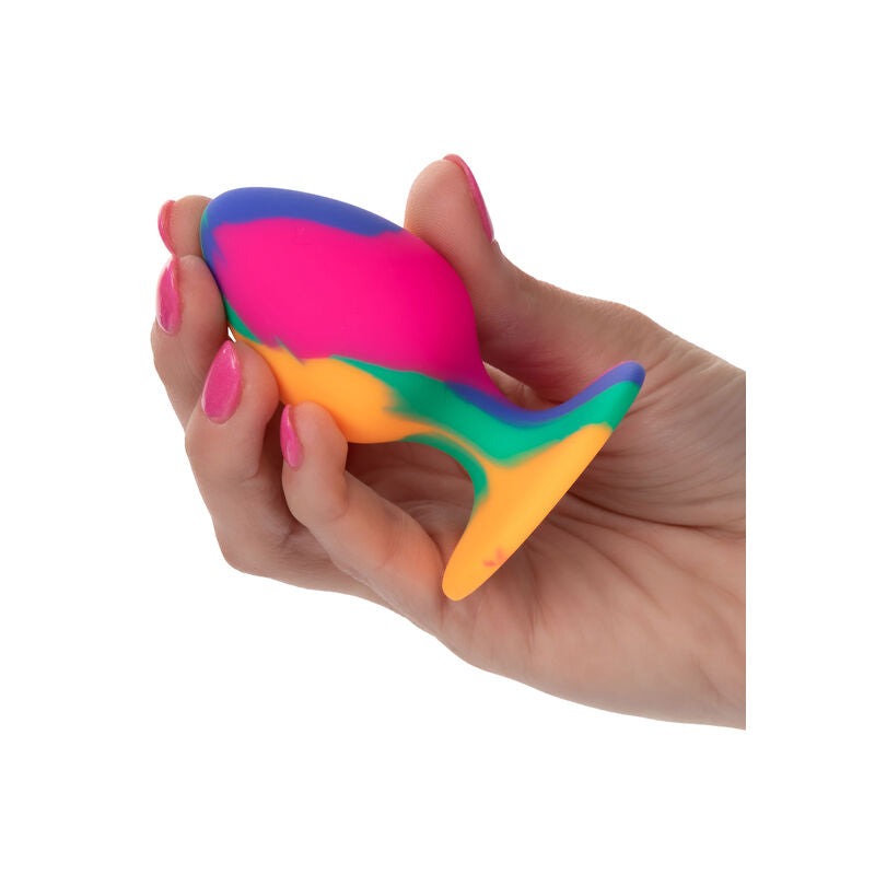 California Exotics - Cheeky Medium Tie-Dye Plug Anal