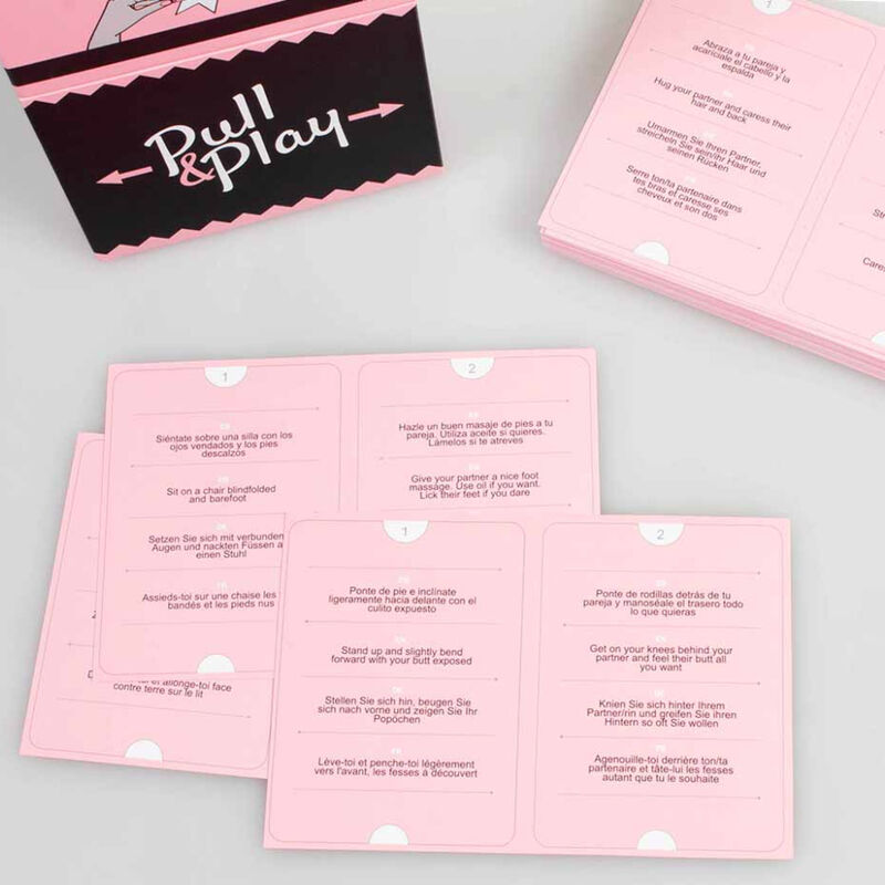 SECRETPLAY - Pull & Play Card Game for Couples (Es/En/De/Fr/Nl/Pt/It)