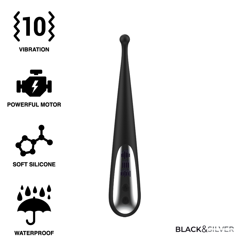 BLACK&SILVER - Kenneth Stimulating Vibe by DelighToys