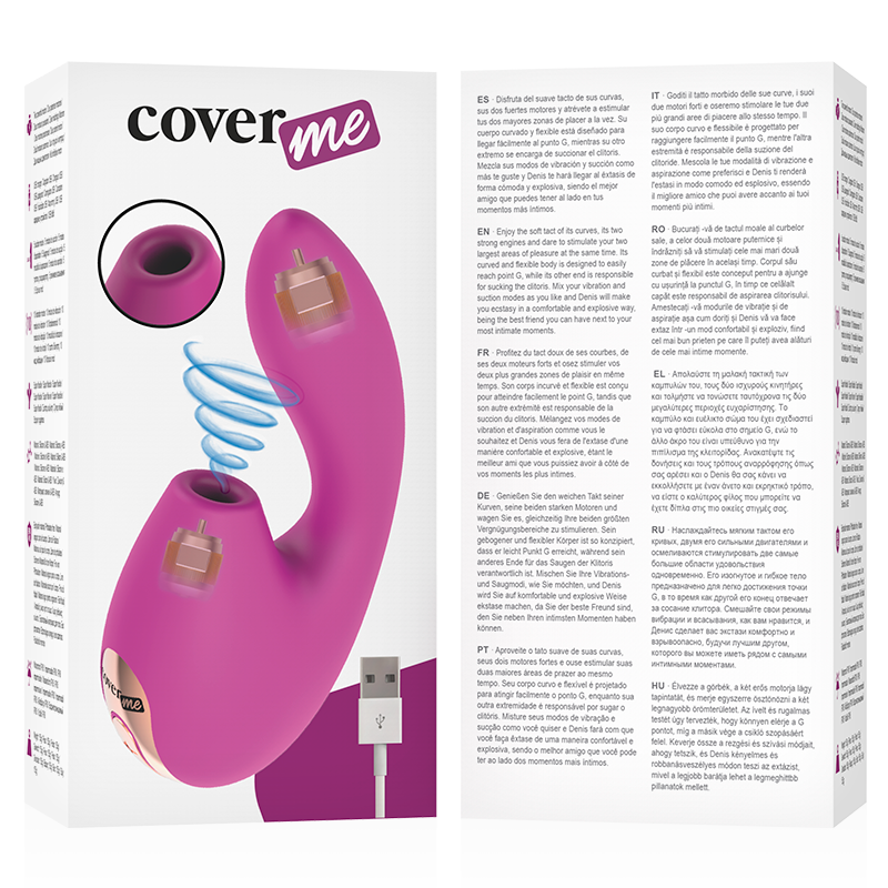 COVERME - by DelighToys – Dual Stimulation Silicone Vibrator