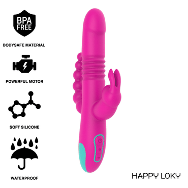 HAPPY LOKY - Donald Triple Stimulation Device: Anal, G – Spot & Clitor