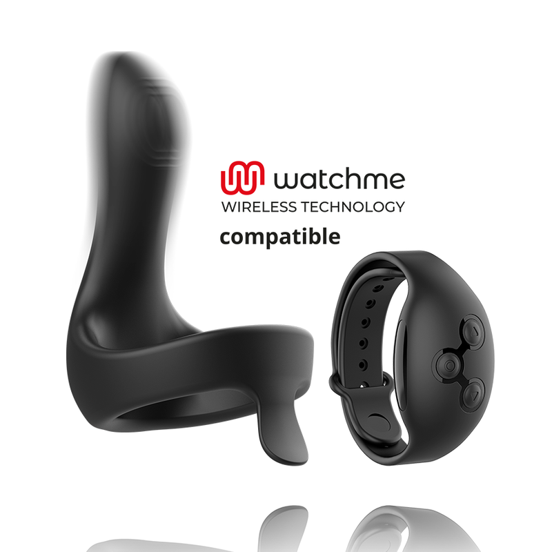 Elevate your pleasure with the Anbiguo Cock Ring Stimulator. 8 vibration modes, glans and perineum stimulation, USB rechargeable, and compatible with Watchme wireless tech.3