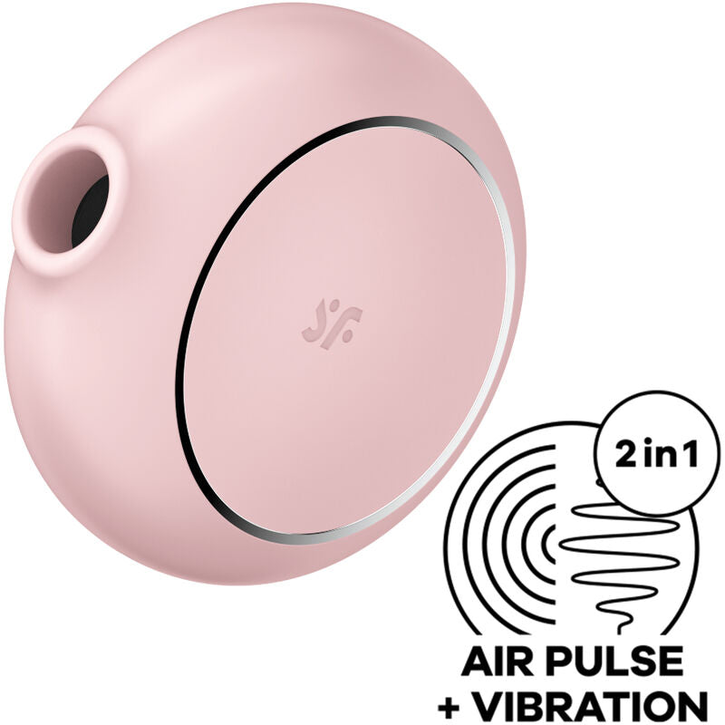 Satisfyer - Pro To Go 3 Double Air Pulse Stimulator & Vibrator Pink DelighToys Satisfyer - Pro To Go 3 Double Air Pulse Stimulator & Vibrator Pink DelighToys