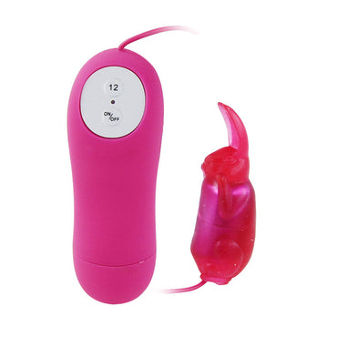 Play with Baile Clit Bunny Vibrator featuring 12 wired vibration modes and waterproof design. Ships UK & EU. Buy now for fun and targeted clitoral pleasure!1