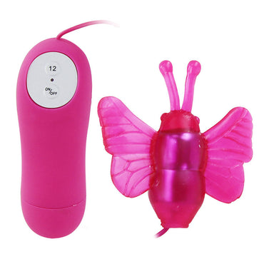 Discover the Baile Butterfly Stimulator Vibrator with 12 wired vibration modes and waterproof design. Ships UK & EU. Order now for playful, precise pleasure!1
