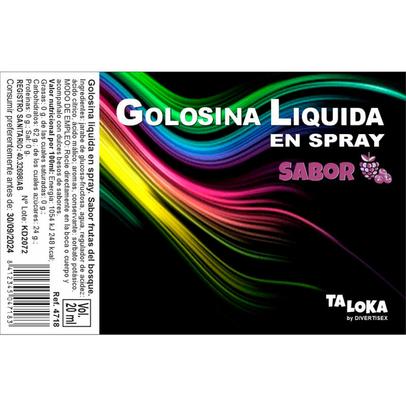 DelighToys - Taloka – Liquid Berries Candy Spray by DelighToys