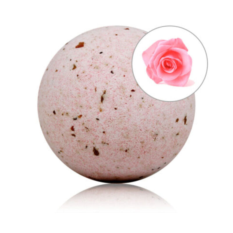 DelighToys - Taloka – Rose Scented Bath Bomb Natural Rose Petals