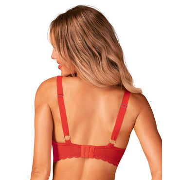 Obsessive Belovya Red Underwired Bra with Straps – Bra – XS/S – product photo 2
