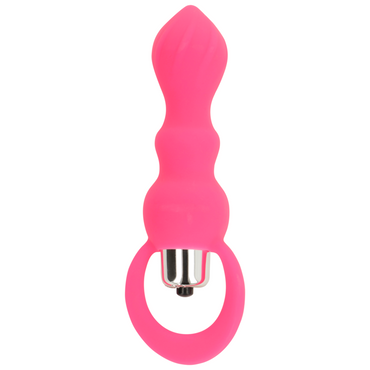 Ohmama - Anal Stimulator With Vibration 9 Cm Pink