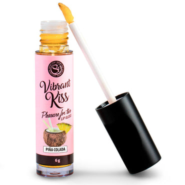 SECRETPLAY - Lip Gloss Vibrant Kiss – Piña Colada by DelighToys