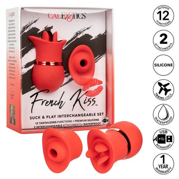 California Exotics French Kiss Suck and Play Suction Set – Sex Toy Kits – product photo 2