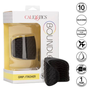 DelighToys - Boundless Grip Stroker – Handheld Silicone Vibrating Stroke