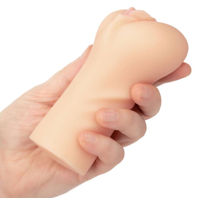 CalExotics Thrills Male Masturbator offers lifelike Pure Skin texture, intense suction, and compact design. Available in 3 styles: Queen of Mars, She Naughty, First Time.5
