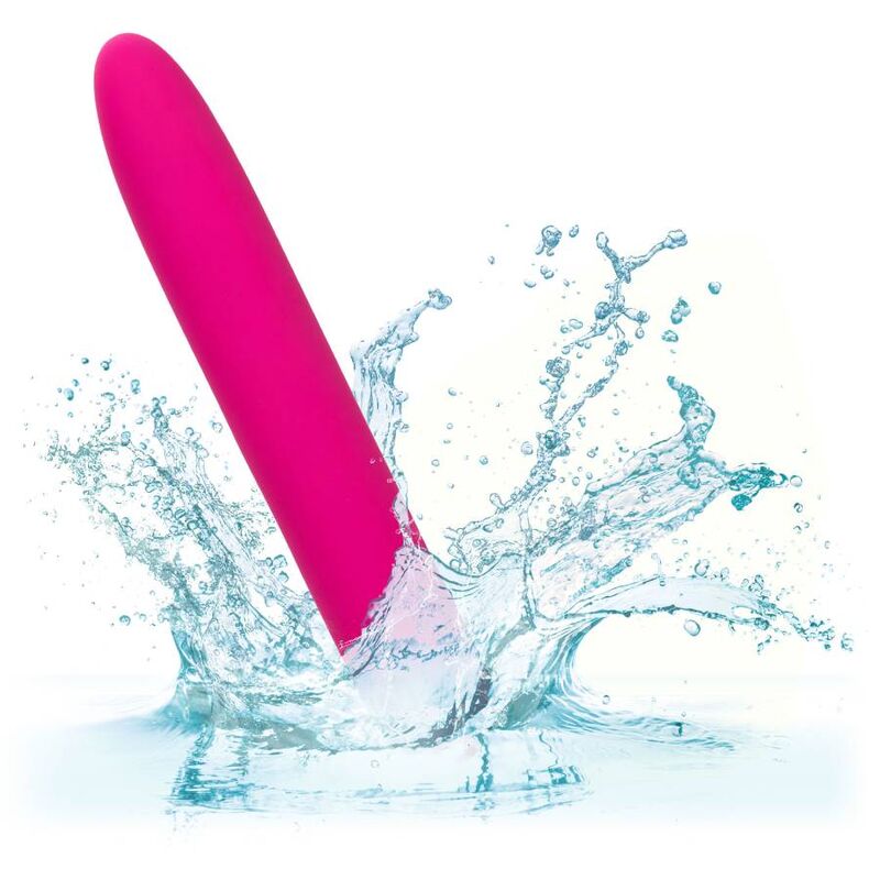 CalExotics Bliss Silicone Vibrator offers 10 speeds, a seamless soft tip, liquid silicone design, USB recharge, and memory chip for smooth, powerful pleasure sessions.7
