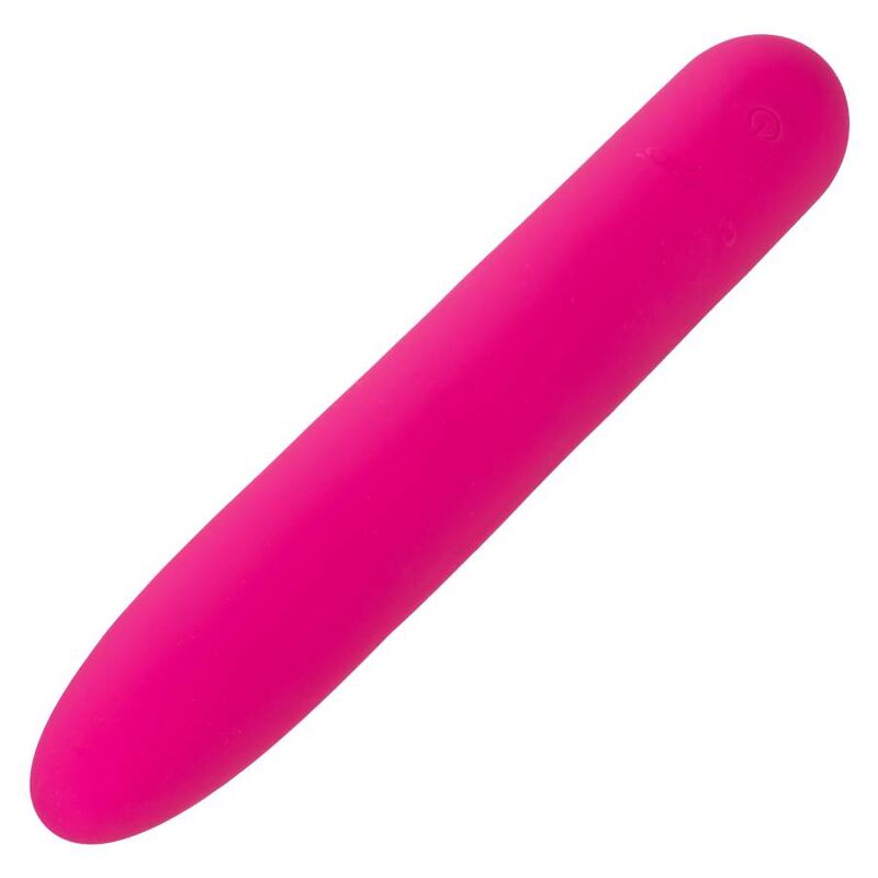 CalExotics Bliss Silicone Vibrator offers 10 speeds, a seamless soft tip, liquid silicone design, USB recharge, and memory chip for smooth, powerful pleasure sessions.9